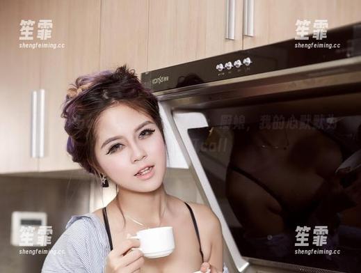 尤物馆-baby贝贝 尤物馆 - baby贝贝的私拍图集:厨娘,我的心默默为你的刀工打call