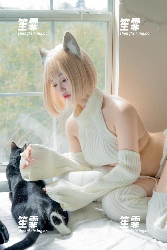 最新套图！狐洛洛子竟然把鲨鱼妹与女仆结合，你敢相信？